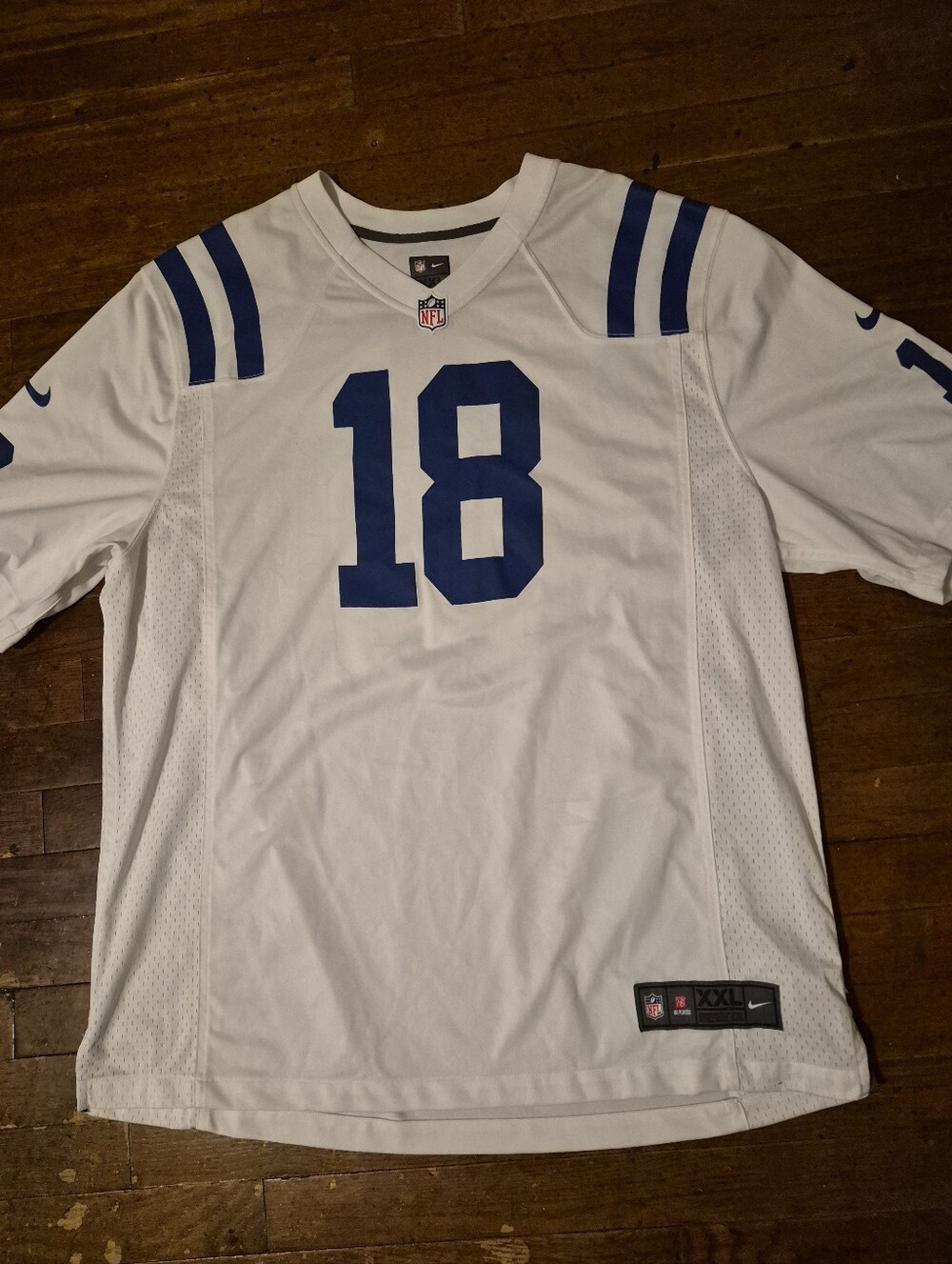Indianapolis Colts Peyton Manning Nike Men’s Sz 2XL White Jersey